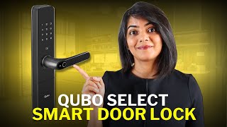 Best premium smart door lock  QUBO Smart Door Lock Select from Hero Group  Demo [upl. by Garretson]