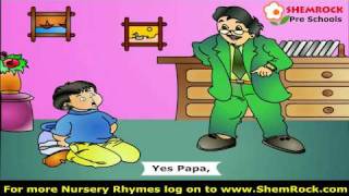 Nursery Rhymes Johnny Johnny Yes Papa Songs with lyrics for PreSchool Kids [upl. by Caritta230]