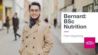 Bernard from Hong Kong studying Nutrition  Oxford Brookes University [upl. by Ashely]