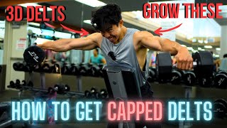 The ONLY 3 Side Delt Exercises You Need to Build CAPPED Delts [upl. by Jed]