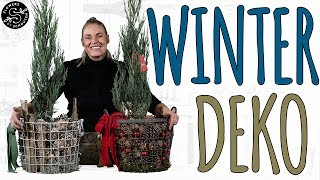 WEIHNACHTSDEKO FÜR AUßEN  KLASSISCH ROT ODER WINTERLICH WEIß  WEIHNACHTSDEKO DIY [upl. by Celinda]