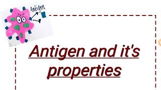 Antigen and its properties  IMMUNOLOGY  IGNOU  BSCG ignou immunology antigens antigen [upl. by Ydroj317]