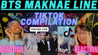 BTS Maknae Line  JiminTaehyungJungkook Tiktok Compilation  BTS Tiktok  REACTION [upl. by Giuseppe]