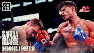 THE RETURN  Ryan Garcia vs Oscar Duarte Fight Highlights [upl. by Deonne]