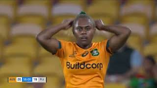 PAPUA NEW GUINEAN IVANIA WONG ON DEBUT FOR WALLAROOS [upl. by Elyrrad]