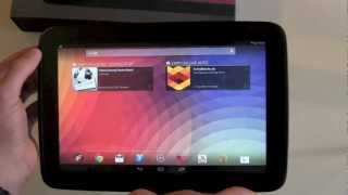 Google Nexus 10 einrichten und erster Eindruck [upl. by Thorny]