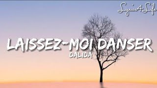 Dalida  Laissezmoi Danser Lyrics [upl. by Shelba826]