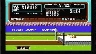 Track amp Field High Score 2238800 points Rounds 46 Nintendo Nes [upl. by Mairem]