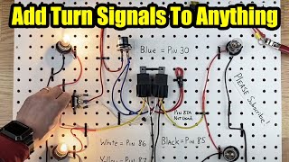 How To Wire a Turn Signal Flasher Relay Directional Blinker on a Car  Truck  ATV  Motorcycle [upl. by Hametaf]