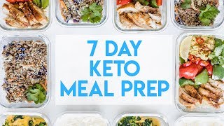 7 Day KETO Meal Prep  Simple Healthy Meal Plan [upl. by Myrvyn]