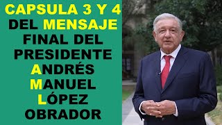 Soy Docente CAPSULA 3 Y 4 DEL MENSAJE FINAL DEL PRESIDENTE ANDRÉS MANUEL LÓPEZ OBRADOR [upl. by Durno]