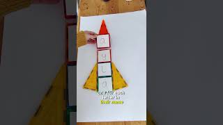 Name Spelling Activity With Magnetic Tiles  Space Themed [upl. by Ajiram]