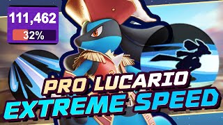 Lucario EXTREME SPEED in SoloQ Guide by 1 Top Laner  Pokemon UNITE [upl. by Enahsal]