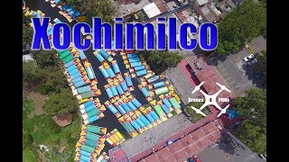 Xochimilco desde el aire  Mexico by a Drone [upl. by Llorrad]