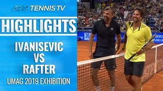 Goran Ivanisevic vs Pat Rafter Umag 2019 Exhibition Highlights [upl. by Arved28]