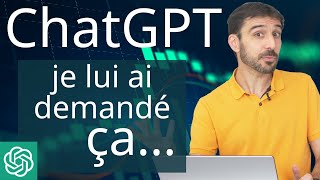 ChatGPT choisit mes ETF  il investit mieux que moi  🫢 [upl. by Ehman]