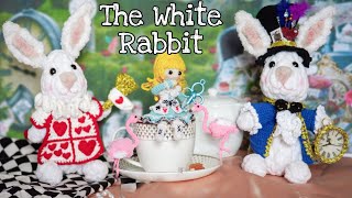 How to Crochet The White Rabbit Free US Pattern [upl. by Boaten989]