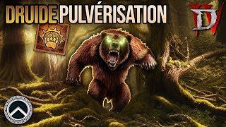 DRUIDE OURS PULVÉRISATION ★ BUILD DIABLO 4 [upl. by Swanhilda]