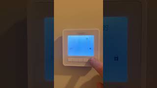 PIN LOCK your NEOSTAT heating heatmiser lock thermostat smarthome [upl. by Sirak686]