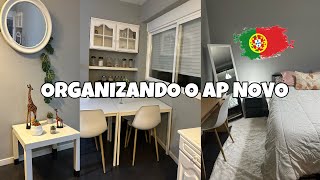 Organizando o apartamento novo minha vida em Portugal  PT 🇵🇹 [upl. by Lynnea]