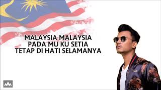 Malaysia  Faizal Tahir Lyric Video [upl. by Delcine88]