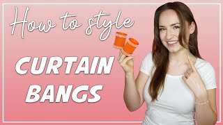 So style ich meine Curtain Bangs  How to style Curtain Bangs  Lena’s Lifestyle [upl. by Manvil385]