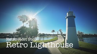 Epic Retro Lighthouse At Emerald Lakes In Clermont Florida  Roadside Attraction [upl. by Lowson]