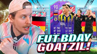 THE GOAT SBC 90 FUT BIRTHDAY OZIL PLAYER REVIEW FIFA 21 Ultimate Team [upl. by Lithea]