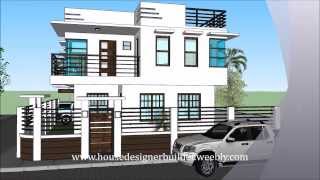 Modern 2 Storey House with Roofdeck [upl. by Gaither]