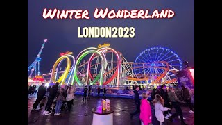 Winter wonderland London 2023 l Christmas celebration in London l Episode 81 [upl. by Ardnas]