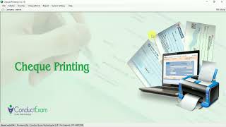 CHEQUE PRINTING SOFTWARE DEMO [upl. by Ttirrem]