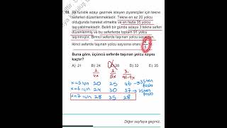 2023 TYT MATEMATİK 18 SORU yks keşfetbeniöneçıkar keşfetteyiz keşfet keşfetedüş maths tyt [upl. by Kantos876]