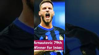 Arnautovic Won it for Inter intermilan arnautovic [upl. by Stella]