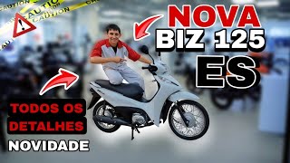 BIZ 125 ES 2025 BRANCA TODOS OS DETALHES [upl. by Riess]