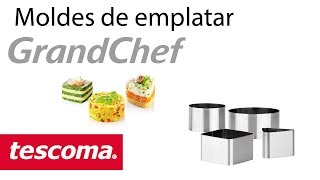 Prensador de patatas y moldes para emplatar GRANDCHEF [upl. by Beutler]