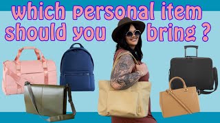 Choosing the Right Personal Item for Your Trip Pros and Cons Explored [upl. by Leinnad]