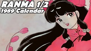 Ranma 12 1989 Calendar [upl. by Amitie]