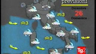 Sabato 25 Dicembre 1999  Rai 2  Meteo 2 [upl. by Alekat]