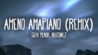 Goya Menor Nektunez  Ameno Amapiano Remix  you want to bamba you want to chill with the big boys [upl. by Nigam]