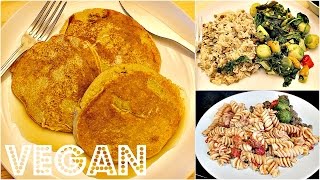 WHAT I ATE IN A DAY 9 EASY VEGAN RECIPES  Cheap Lazy Vegan [upl. by Cissiee824]