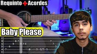 Baby Please  Ivan Cornejo  Requinto  Acordes  TABS  Tutorial Guitarra [upl. by Kinata]