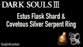 Dark Souls 3 Estus Flask Shard and Serpent Ring [upl. by Zosi]