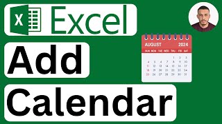 How to Add a Calendar in Excel  Easy to Follow [upl. by Caras]