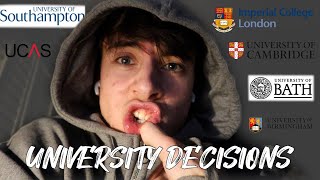 UCAS UNIVERSITY DECISIONS 2021 LIVE REACTIONS  Cambridge ICL Bath Birmingham amp Southampton [upl. by Damiano]