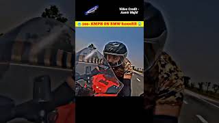 🥶 308 KMPH ON BMW S1000RR 😱 AAMIR MAJID 🥰 short shorts [upl. by Dnomzed962]