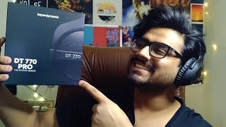 HINDI Beyerdynamic DT 770 Pro 250 Ohms  Unboxing and Review  Samanvay [upl. by Malliw]