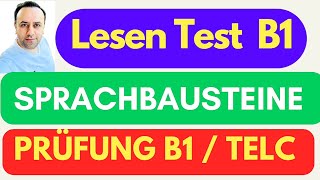 TELC B1  Sprachbausteine Teil 2 Modelltest 5  Test mit Lösung [upl. by Caves341]