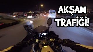 SINAVA GEÇ KALDIM  MOTOVLOG 55 [upl. by Ellehcal]