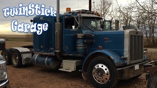 Peterbilt 359 Restoration Ep2 Pulled Into The Yard [upl. by Joaquin992]