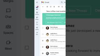 How to separate email threads in Gmail gmail email inbox free [upl. by Nirak700]